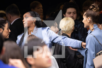 2023-02-22 - Iza and Sasha Meneghel are seen at the Fendi Fashion Show during Milan Fashion Week on February 22, 2023 in Milan, Italy. ©Photo: Cinzia Camela. - FENDI - CELEBRITY AT THE SHOW  - NEWS - FASHION