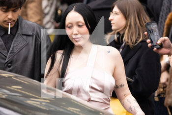 2023-02-22 - Noha Cyrus is seen after the Fendi fashion show during the Milan Fashion Week Womenswear Fall/Winter 2023/2024 on February 22, 2023 in Milan, Italy. ©Photo: Cinzia Camela. - FENDI - CELEBRITY AT THE SHOW  - NEWS - FASHION