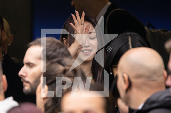 2023-02-22 - Song Yuqi is seen after the Fendi fashion show during the Milan Fashion Week Womenswear Fall/Winter 2023/2024 on February 22, 2023 in Milan, Italy. ©Photo: Cinzia Camela. - FENDI - CELEBRITY AT THE SHOW  - NEWS - FASHION