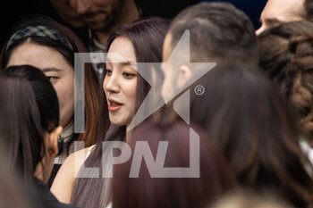 2023-02-22 - Song Yuqi is seen after the Fendi fashion show during the Milan Fashion Week Womenswear Fall/Winter 2023/2024 on February 22, 2023 in Milan, Italy. ©Photo: Cinzia Camela. - FENDI - CELEBRITY AT THE SHOW  - NEWS - FASHION