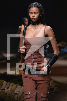 2023-02-23 - A model walks the runway at the Blumarine fashion show during the Milan Fashion Week Womenswear Fall/Winter 2023/2024 on February 23, 2023 in Milan, Italy.©Photo: Cinzia Camela. - BLUMARINE - FASHION SHOW - NEWS - FASHION
