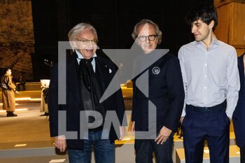 24/02/2023 - Diego, Andrea and Leonardo Della Valle are seen on the front row of the Tod's fashion show during the Milan Fashion Week Womenswear Fall/Winter 2023/2024 on February 24, 2023 in Milan, Italy. ©Photo: Cinzia Camela. - TOD'S FASHION SHOW AND GUESTS - NEWS - MODA