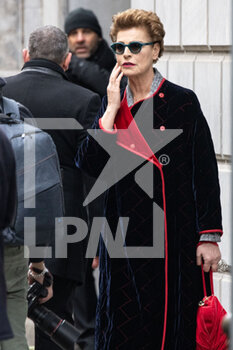 26/02/2023 - Antonia Dell'Atte is seen after the Giorgio Armani fashion show during the Milan Fashion Week Womenswear Fall/Winter 2023/2024 on February 26, 2023 in Milan, Italy. ©Photo: Cinzia Camela. - GIORGIO ARMANI CELEBRITY AND STREET STYLE - NEWS - MODA