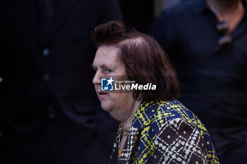 2023-09-24 - Suzy Menkes is seen outside Giorgio Armani show during the Milan Fashion Week - Womenswear Spring/Summer 2024 on September 24, 2023 in Milan, Italy. ©Photo: Cinzia Camela. - GIORGIO ARMANI - ARRIVALS - MILAN FASHION WEEK - WOMENSWEAR SPRING/SUMMER 2024 - NEWS - FASHION