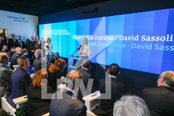 2023-02-17 - Roberta Metsola President of the European Parliament during inauguration of the European Experience interactive space dedicated to David Sassoli February 17, 2022 in Rome, Italy. - INAUGURATION OF THE EUROPEAN EXPERIENCE INTERACTIVE SPACE DEDICATED TO DAVID SASSOLI  - NEWS - POLITICS