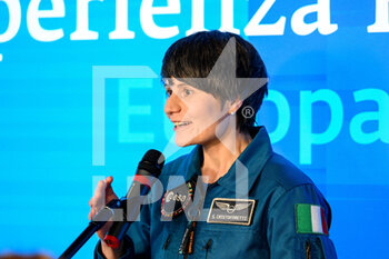 2023-02-17 - Samantha Cristoforetti Italian astronaut during inauguration of the European Experience interactive space dedicated to David Sassoli February 17, 2022 in Rome, Italy. - INAUGURATION OF THE EUROPEAN EXPERIENCE INTERACTIVE SPACE DEDICATED TO DAVID SASSOLI  - NEWS - POLITICS