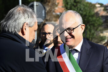 16/03/2023 - Roberto Gualtieri Mayor of Rome  during the 45th anniversary of the kidnapping of Aldo Moro and the massacre of his escort on March 16, 2023 at Via Fani, Rome, Italy. - 45TH ANNIVERSARY OF THE KIDNAPPING OF ALDO MORO - NEWS - POLITICA
