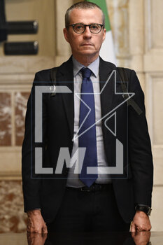 2023-05-09 - Alfonso Colucci during the meetings with the opposition on institutional reforms, May 9, 2023, Chamber of Deputies, in the President's Library, Rome, Italy. - THE PRIME MINISTER, GIORGIA MELONI, MEETS THE REPRESENTATIVES OF THE OPPOSITION POLITICAL FORCES FOR A DISCUSSION ON INSTITUTIONAL REFORMS - NEWS - POLITICS