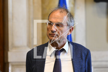 2023-05-09 - Manfred SCHULLIAN during the meetings with the opposition on institutional reforms, May 9, 2023, Chamber of Deputies, in the President's Library, Rome, Italy. - THE PRIME MINISTER, GIORGIA MELONI, MEETS THE REPRESENTATIVES OF THE OPPOSITION POLITICAL FORCES FOR A DISCUSSION ON INSTITUTIONAL REFORMS - NEWS - POLITICS