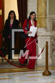 2023-05-09 - Elly Schlein during the meetings with the opposition on institutional reforms, May 9, 2023, Chamber of Deputies, in the President's Library, Rome, Italy. - THE PRIME MINISTER, GIORGIA MELONI, MEETS THE REPRESENTATIVES OF THE OPPOSITION POLITICAL FORCES FOR A DISCUSSION ON INSTITUTIONAL REFORMS - NEWS - POLITICS