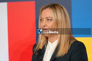2023-04-26 - Giorgia Meloni - Prime Minister of Italy - BILATERAL CONFERENCE ON THE RECONSTRUCTION OF UKRAINE  - NEWS - POLITICS