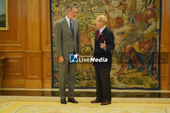 2023-05-31 - King Felipe VI receives Bill Nelson, NASA administrator of the United States of America, in audienc Cordon Press - KING FELIPE VI RECEIVES BILL NELSON, NASA ADMINISTRATOR OF THE UNITED STATES OF AMERICA, IN AUDIENC - NEWS - POLITICS