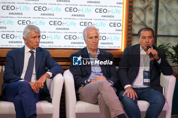 2023-10-18 - From left to right: Andrea Abodi, Giovanni Malago, Fefe De Giorgi - CEO FOR LIFE AWARDS ITALIA 2023 - NEWS - POLITICS
