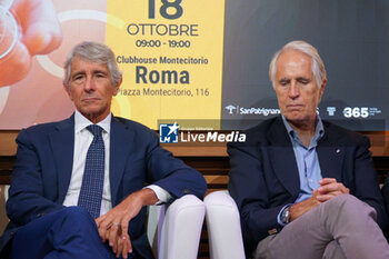 2023-10-18 - Andrea Abodi (left), Giovanni Malago (right) - CEO FOR LIFE AWARDS ITALIA 2023 - NEWS - POLITICS