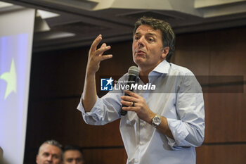 2023-10-28 - Campania leg of his 'Volare Alto' tour. Matteo Renzi in Naples October, 28 2023 meets supporters and launches the campaign for the European elections of Centro - Renew Europe. - VOLARE ALTO TOUR, MATTEO RENZI IN NAPLES - NEWS - POLITICS