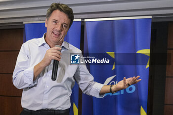2023-10-28 - Campania leg of his 'Volare Alto' tour. Matteo Renzi in Naples October, 28 2023 meets supporters and launches the campaign for the European elections of Centro - Renew Europe. - VOLARE ALTO TOUR, MATTEO RENZI IN NAPLES - NEWS - POLITICS