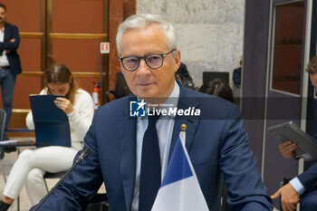 2023-10-30 - Bruno Le Maire, French Minister of Economy and Finance - MINISTER ADOLFO URSO MET TODAY IN ROME WITH GERMAN MINISTER ROBERT HABECK AND FRENCH MINISTER BRUNO LE MAIRE - NEWS - POLITICS