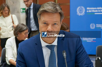 2023-10-30 - Robert Habeck, German Vice Chancellor and Minister for Economic Affairs and Climate Protection - MINISTER ADOLFO URSO MET TODAY IN ROME WITH GERMAN MINISTER ROBERT HABECK AND FRENCH MINISTER BRUNO LE MAIRE - NEWS - POLITICS