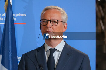 2023-10-30 - Bruno Le Maire, French Minister of Economy and Finance - MINISTER ADOLFO URSO MET TODAY IN ROME WITH GERMAN MINISTER ROBERT HABECK AND FRENCH MINISTER BRUNO LE MAIRE - NEWS - POLITICS