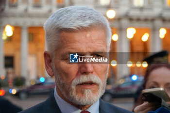 2023-11-28 - Petr Pavel, President of the Czech Republic - THE PRESIDENT OF THE CZECH REPUBLIC, PETR PAVEL, AFTER THE MEETING WITH GIORGIA MELONI AT PALAZZO CHIGI - NEWS - POLITICS