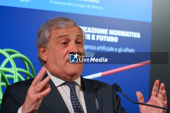 2023-11-29 - Antonio Tajani, vice-president of the Council of Ministers and Foreign Minister - “LA SEMPLIFICAZIONE NORMATIVA TRA PRESENTE E FUTURO”, EVENTO ORGANIZZATO DAL MINISTRO PER LE RIFORME ISTITUZIONALI E LA SEMPLIFICAZIONE NORMATIVA, MARIA ELISABETTA ALBERTI CASELLATI - NEWS - POLITICS