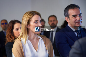 2023-12-05 - Roberta Metsola President of the European and Roberto occhiuto governor of Calabria Parliament visiting Calabria- Catanzaro 2023 dec 05 - ROBERTA METSOLA PRESIDENT OF THE EUROPEAN PARLIAMENT VISITING CALABRIA - NEWS - POLITICS