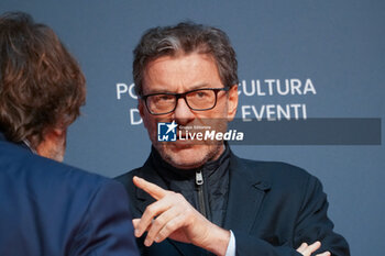 2023-12-15 - Giancarlo Giorgetti - ATREJU, POLITICAL DEMONSTRATION ORGANIZED BY FRATELLI D'ITALIA, GIORGIA MELONI'S PARTY - SECOND DAY - NEWS - POLITICS