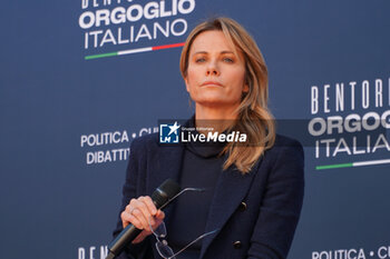 2023-12-15 - Hoara Borselli - ATREJU, POLITICAL DEMONSTRATION ORGANIZED BY FRATELLI D'ITALIA, GIORGIA MELONI'S PARTY - SECOND DAY - NEWS - POLITICS