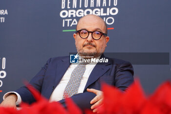 2023-12-15 - Gennaro Sangiuliano - ATREJU, POLITICAL DEMONSTRATION ORGANIZED BY FRATELLI D'ITALIA, GIORGIA MELONI'S PARTY - SECOND DAY - NEWS - POLITICS