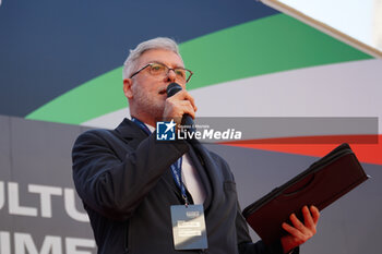 2023-12-15 - Federico Mollicone - ATREJU, POLITICAL DEMONSTRATION ORGANIZED BY FRATELLI D'ITALIA, GIORGIA MELONI'S PARTY - SECOND DAY - NEWS - POLITICS