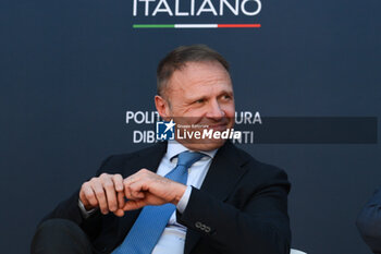 2023-12-16 - Francesco Lollobrigida - ATREJU, POLITICAL DEMONSTRATION ORGANIZED BY FRATELLI D'ITALIA, GIORGIA MELONI'S PARTY - THIRD DAY - NEWS - POLITICS