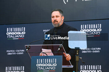 2023-12-17 - Santiago Abascal - ATREJU, POLITICAL DEMONSTRATION ORGANIZED BY FRATELLI D'ITALIA, GIORGIA MELONI'S PARTY - FOURTH DAY - NEWS - POLITICS