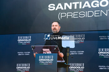 2023-12-17 - Santiago Abascal - ATREJU, POLITICAL DEMONSTRATION ORGANIZED BY FRATELLI D'ITALIA, GIORGIA MELONI'S PARTY - FOURTH DAY - NEWS - POLITICS