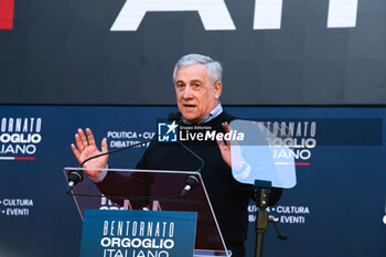 2023-12-17 - Antonio Tajani - ATREJU, POLITICAL DEMONSTRATION ORGANIZED BY FRATELLI D'ITALIA, GIORGIA MELONI'S PARTY - FOURTH DAY - NEWS - POLITICS