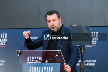 2023-12-17 - Matteo Salvini - ATREJU, POLITICAL DEMONSTRATION ORGANIZED BY FRATELLI D'ITALIA, GIORGIA MELONI'S PARTY - FOURTH DAY - NEWS - POLITICS