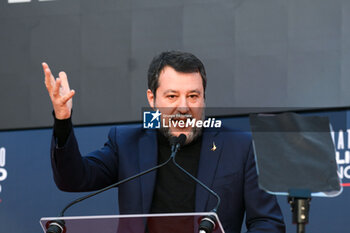 2023-12-17 - Matteo Salvini - ATREJU, POLITICAL DEMONSTRATION ORGANIZED BY FRATELLI D'ITALIA, GIORGIA MELONI'S PARTY - FOURTH DAY - NEWS - POLITICS
