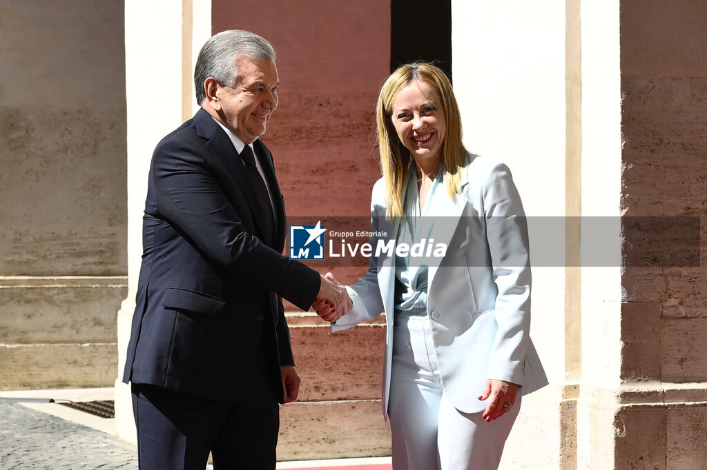 The Prime Minister, Giorgia Meloni, meets the President of Uzbekistan, Shavkat Mirziyoyev - SERVIZI - POLITICA