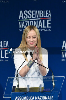 2023-09-12 - Giorgia Meloni during the Fratelli d’Italia National Assembly at the 