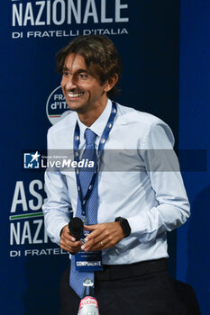 2023-09-12 - Giovanni Donzelli during the Fratelli d’Italia National Assembly at the 