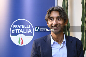 2023-09-12 - Giovanni Donzelli during the Fratelli d’Italia National Assembly at the 