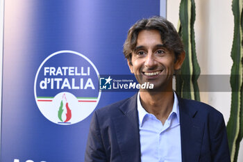2023-09-12 - Giovanni Donzelli during the Fratelli d’Italia National Assembly at the 