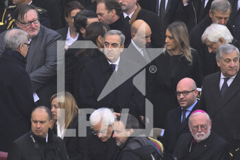 2023-01-05 - Maurizio Gasparri during the Funeral Mass for the Pope Emeritus Benedict XVI on January 5, 2023 at St Peter's Basilica, Vatican City,  Vatican. - THE FUNERAL OF POPE EMERITUS BENEDICT XVI - NEWS - RELIGION