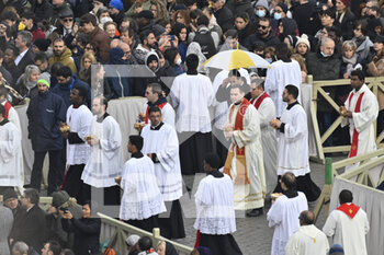 2023-01-05 - During the Funeral Mass for the Pope Emeritus Benedict XVI on January 5, 2023 at St Peter's Basilica, Vatican City,  Vatican. - THE FUNERAL OF POPE EMERITUS BENEDICT XVI - NEWS - RELIGION