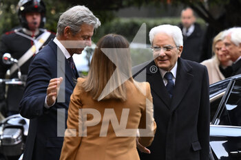 2023-02-14 - The President of the Italian Republic Sergio Mattarella during the celebration of the 94th anniversary of the Lateran Pacts and the 39th anniversary of the Agreement amending the Concordat, at the Embassy of Italy to the Holy See (Palazzo Borromeo), 14 February 2023, Rome, Italy. - 94° ANNIVERSARIO DEI PATTI LATERANENSI - NEWS - RELIGION