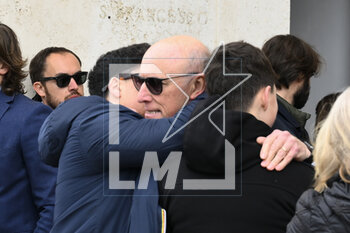 2023-04-13 - Enzo Parini the Father of Alessandro during the funeral of Alessandro Parini, who died in the Tel Aviv bombing, in the Basilica of Saints Peter and Paul in Eur 13th April 2023, Rome, Italy. - ALESSANDRO PARINI FUNERAL - NEWS - RELIGION