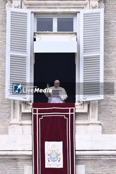 2023-11-19 - Pope Francis during the Angelus, 19 November 2023 at the Saint Peter, Vatican City, Rome, Italy. - HOLY MASS WORLD DAY OF THE POOR AND ANGELUS - NEWS - RELIGION