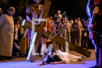 2023-04-07 - Jesus falls for the first time - RITES OF GOOD FRIDAY GOOD FRIDAY RITES 