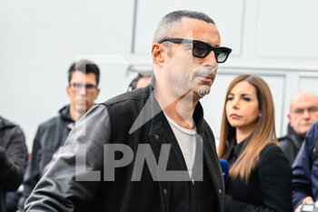 27/02/2023 - Alex Britti during the funeral of Maurizio Costanzo at the Church of the Artists in Piazza del Popolo Rome Italy February 27 2023 - FUNERALE / FUNERAL OF MAURIZIO COSTANZO  - NEWS - VIP