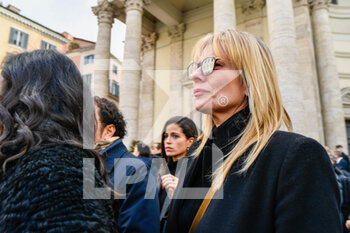 27/02/2023 - Laura Freddi during the funeral of Maurizio Costanzo at the Church of the Artists in Piazza del Popolo Rome Italy February 27 2023 - FUNERALE / FUNERAL OF MAURIZIO COSTANZO  - NEWS - VIP