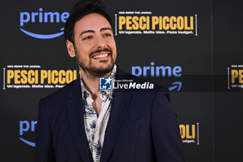 2023-06-06 - Ciro Priello during the Photocall of Jackal for presentation the Primevideo Series Pesci Piccoli – Un'agenzia. Molte idee. Poco budget. on June 6, 2023 at the Cinema Barberini in Rome, Italy. - PHOTOCALL THE JACKAL - NEWS - VIP